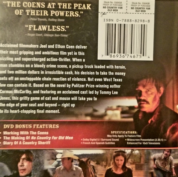 No Country For Old Men DVD - Picture 2 of 4